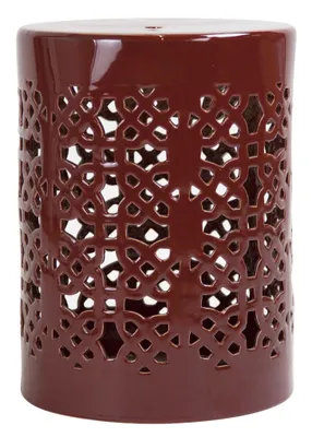 Zdjęcie produktu dla Drobny azjatycki ceramiczny stołek ogrodowy Porcelanowy szkliwiony ceramiczny stołek Chiński stołek Stołek bębnowy Stołek ogrodowy do wewnątrz / na zewnątrz 242-106