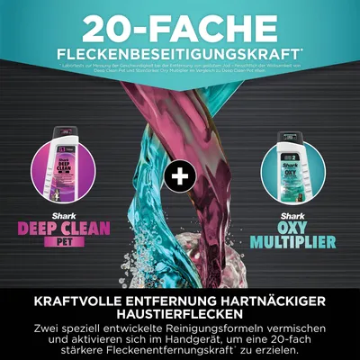 Produktbild von Shark PX250EUT Teppichreiniger, handgeführt, temporär, Schwarz, Blau, Gelb