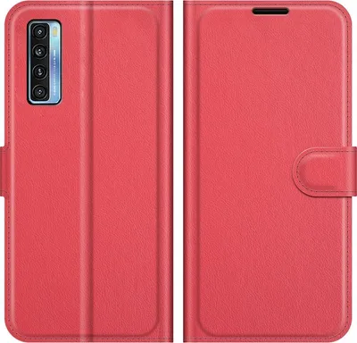 Produktbild von Mobigear Classic  TCL 20 5G Hülle Klapphülle Geldbörse - Rot