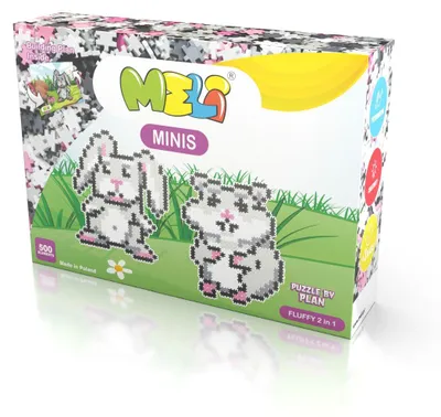 Obrázek produktu pro Sada puzzle bloků 2 v 1 Meli Minis - Fluffy