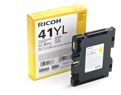 Image de Ricoh 405768 cartouche d'encre 1 pièce(s) Original Jaune