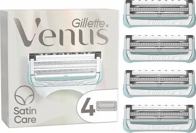 Produktbild von Gillette Rasierklingen Damen Schönheitsprodukte Venus x4 Sanfte Pflege für Haut Schamhaare