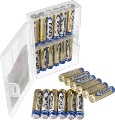 Produktbild von 24er Marken Alkaline Batterie LR03 AAA im Sparpack Micro Batterien LR03 Batteriesparpack 1.5 Volt Batterie