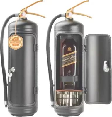 Produktbild von Feuerlöscher-Minibar für alle Feuerwehrleute Metal, for Whisky-Liebhaber und Feuerwehrleute