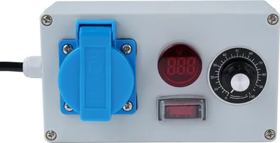 Produktbild von 230V 2000W Elektronischer Spannungsregler, Dimmer Schalter, Geschwindigkeitsregler für Motoren, Euro-Stecker