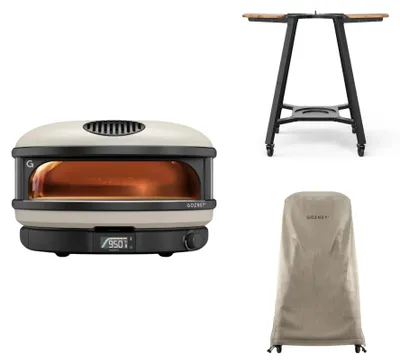 Produktbild von Gozney Arc XL Pizzaofen + Abdeckhaube lang + Stand Créme