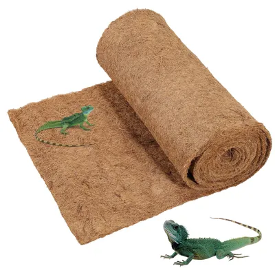 Produktbild von Vigevee Kokosmatte 0,5 x 10 m aus Kokosfaser, 1200 g/m², atmungsaktiv, Frostschutz und Unkrautschutz für Gartenpflanzen