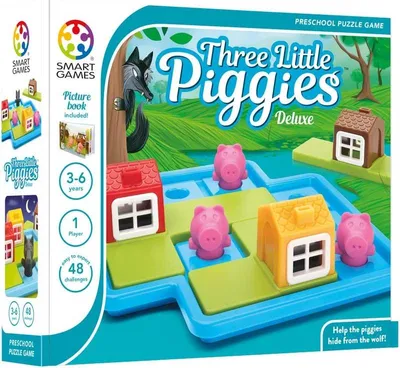 Zdjęcie produktu dla Gra planszowa - Trzy Małe Świnki - Deluxe