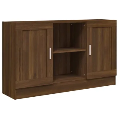 Zdjęcie produktu dla vidaXL Kredens brązowy dąb 120x30,5x70 cm materiał drewnopochodny