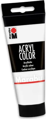 Zdjęcie produktu dla Marabu 12010050070, 100 ml, Biały, Satyna, Tubka, Wodoodporny