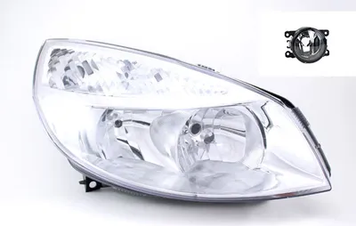 Produktbild von Scheinwerfer passend für Renault Scenic II 03-06 H7 H1 Re. + Nebelschei. 7701065130 7701056126 7701064130 8200074008 6202E1 00006202E1 Johns