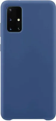 Produktbild von Silikonhülle Hülle für Samsung Galaxy A72 4G Dunkelblau