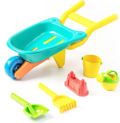Produktbild von Sandspielzeug-Set mit Schubkarre 59 cm