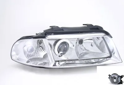 Produktbild von Scheinwerfer passend für Audi A4 8D 02/99-11/00 H7 H7 Re. + Nebel. 8D0941030AK 8D0941700B Johns