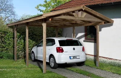Produktbild von Satteldachcarport 611 B x T x H 358 x 500 x 270