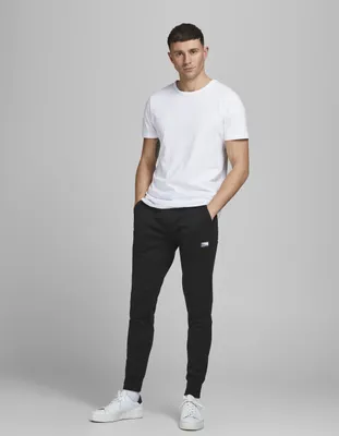 Produktbild von Jack & Jones 12184970, Joggers, Erwachsener, Schwarz, M, Baumwolle, Polyester, Nicht bleichen