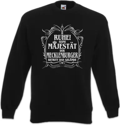Produktbild von Urban Backwoods Seine Majestät Der Mecklenburger, Sweatshirt, Farbe: Schwarz, Größe: S