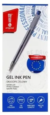 Produktbild von Gelstift 0,7 mm, blau (12 Stück) MemoBe