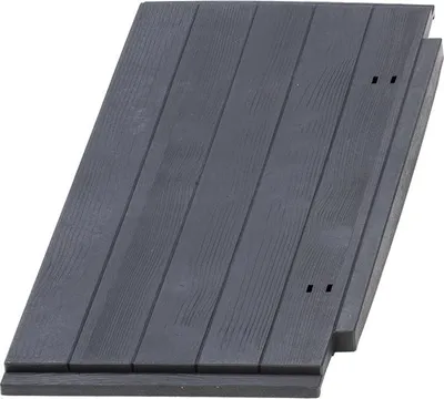 Image de GARANTIA Demi-couvercle brun anthracite pour composteur THERMO-WOOD