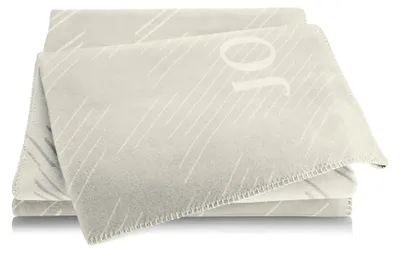 Produktbild von Wohndecke - 150 x 200 cm - Creme - Beige - mit geketteltem Zierstrich