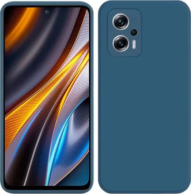 Produktbild von Xiaomi Poco X4 GT 5G Hülle, Flüssig Silikon Weich Gummi Schutzhülle für Xiaomi Poco X4 GT 5G Blau