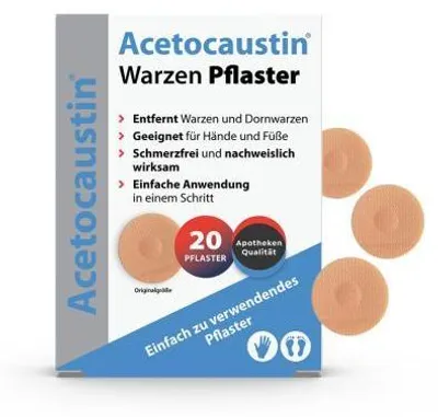 Immagine prodotto di Cerotti per verruche Acetocaustin 20 pz