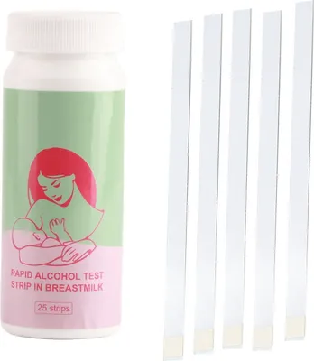 Produktbild von 25 Stück Muttermilch Teststreifen, Einweg Teststreifen für das Stillen von Müttern – 120 Sekunden Testzeit, Genaue Erkennungsergebnisse