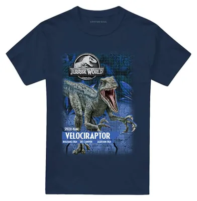 Immagine prodotto di Jurassic World - T-shirt unisex per uomo/donna, modello TV43103 (taglia M), colore blu navy