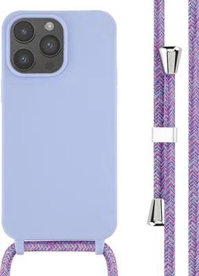 Produktbild von imoshion SilikonHülle mit Band iPhone 14 Pro Max - Violett