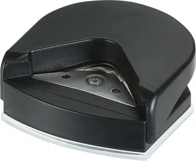 Produktbild von Eckenschneider, Perfekte runde Ecken, Stanzer für runde Ecken, Stanzer für runde Ecken, 4 mm Schneidradius zum Schneiden von Papier, Fotos, Scrapbooking und mehr (Schwarz)