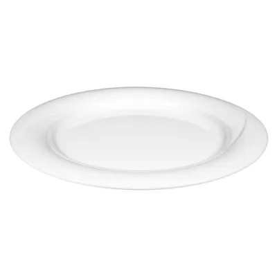 Seltmann Weiden Laguna Teller flach 26 cm Fahne Porzellan Weiß