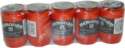 Produktbild von Memoriam, 33 rot Grabkerze, Rot