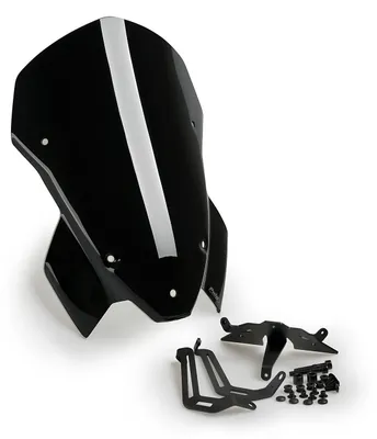 Produktbild von Puig Touring Bmw S1000r 2021 With Supports Windschutzscheibe Schwarz Schwarz One Size