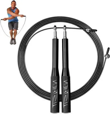 Produktbild von Famanu Springseil Verstellbar - Hochgeschwindigkeitstraining - 3 m