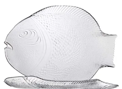 Produktbild von Marine Fisch Servierplatte 36x26cm - 6 Stück