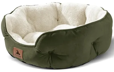 Produktbild von Asvin Mittelrgoßes Hundebett für Welpen, Kätzchen, mittelgroße Hunde, Wohnungska