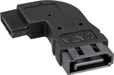 Image de InLine® 27700D Adaptateur SATA prise/prise femelle, anguleux à droite