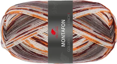Produktbild von Pro Lana GOLDEN SOCKS Merino Extrafein MONTAFON 4-fach Sockenwolle 420 m Farbe 415-03 - terra