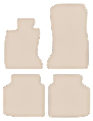 Produktbild von DURBAN Beige Velours-Fußmatten-Set für BMW 7 F02 xDrive (2008-2015)