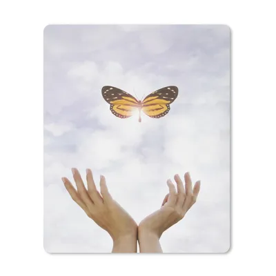 Produktbild von MuchoWow® Mauspad Mousepad Befreiter Schmetterling 30x40 cm - Mousepads - Maus Mat - Pad - Mausunterlage - Mausmatten