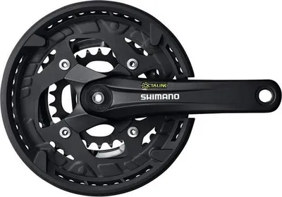 Produktbild von Shimano Alivio FC-T4010 170mm 48-36-26z octalink Abdeckung schwarz (9s) FCT4010C866CL