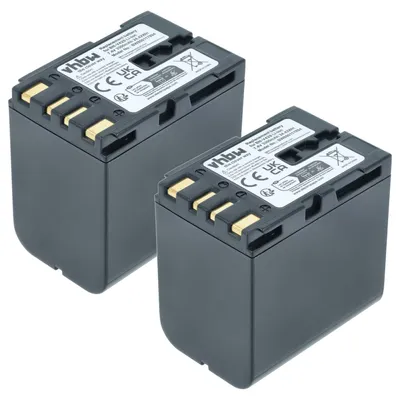 Produktbild von vhbw 2x Akku Ersatz für JVC BN-V428U, BN-V428, BN-V438U, BN-V438 für Videokamera Camcorder (3300 mAh, 7,4 V, Li-Ion)
