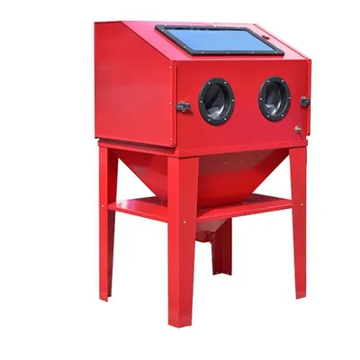 Image de Varan Motors - NESB-11 Cabine de sablage de 420 litres, micro-sablage, sablage de manchons avec accessoires