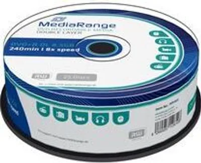 Produktbild von MediaRange DVD+R 8.5GB 25szt wrzeciono dwuwarstwowe