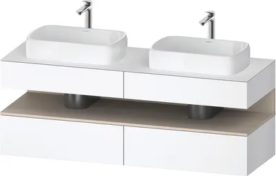 Produktbild von DURAVIT QA4779083180010 QAT KWTU WH Ek. 1600x550x600 Wß Mt.