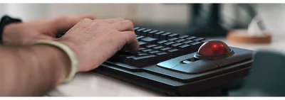 Produktbild von KEYSONIC TAS KSK-8202ELU-T (US) Trackball schwarz