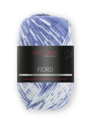Produktbild von Pro Lana Fjord 100g 084 blau-grau-weiß
