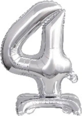 Produktbild von Amscan 9911727, Spielzeugballon, Folie, Silber, 5 Stück(e)