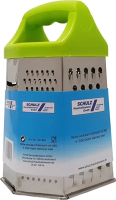 Produktbild von Reibe seckskant Edelstahl mit ABS Kunststoffgriff