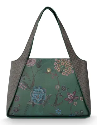 Produktbild von Pip Studio Schultertasche Filou Shoulderbag Green tannengrün
